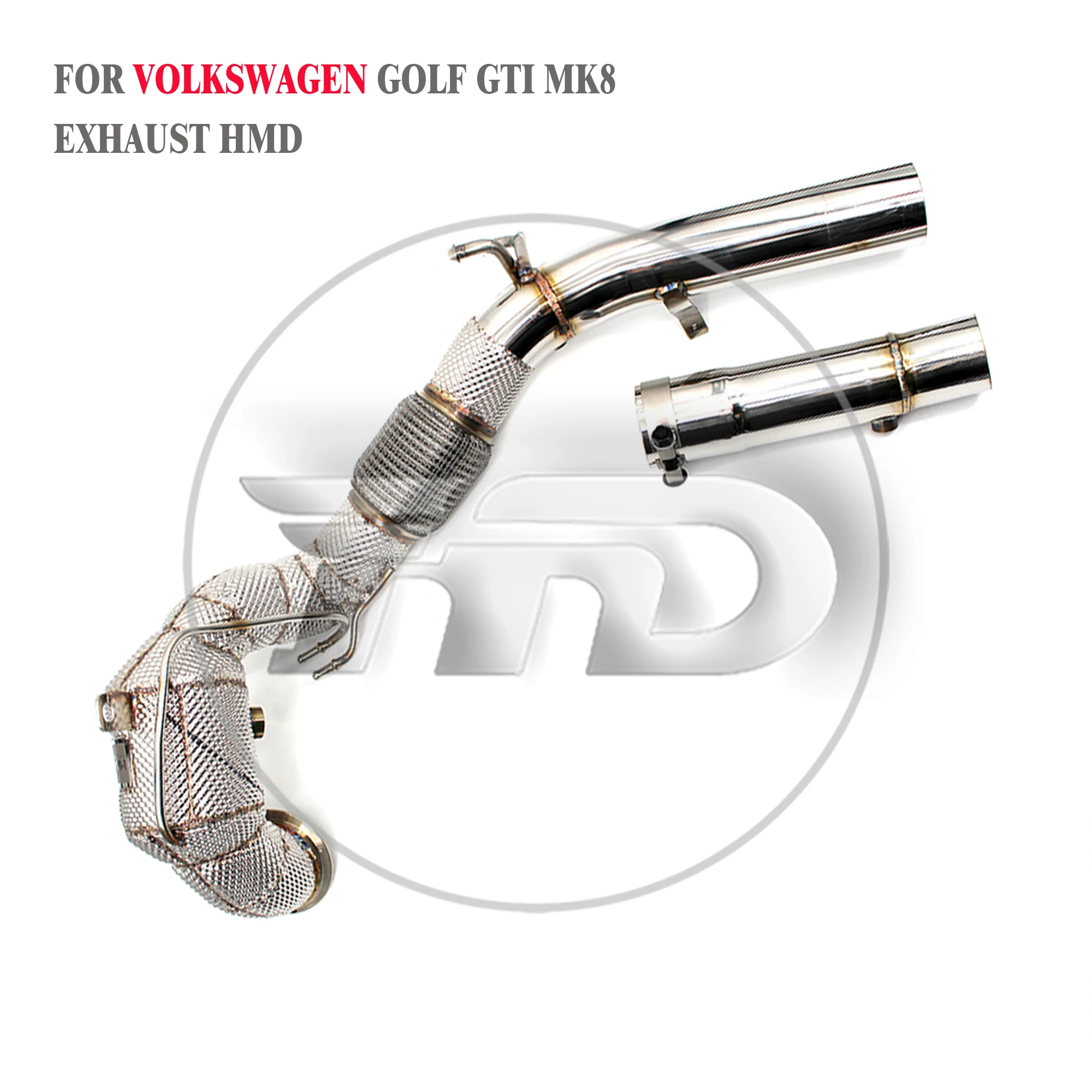 Выхлопная система HMD для Volkswagen Golf MK8 GTI National VI B dowpipe