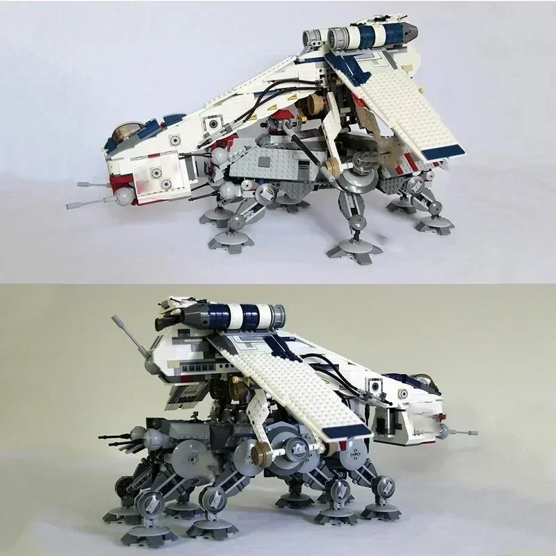 Фото Совместимая модель 10195 Republic, игрушки, Прямая поставка, день рождения, Рождество, для девочек, AT OT Walker, строительные блоки, кирпичи 05053 №5
