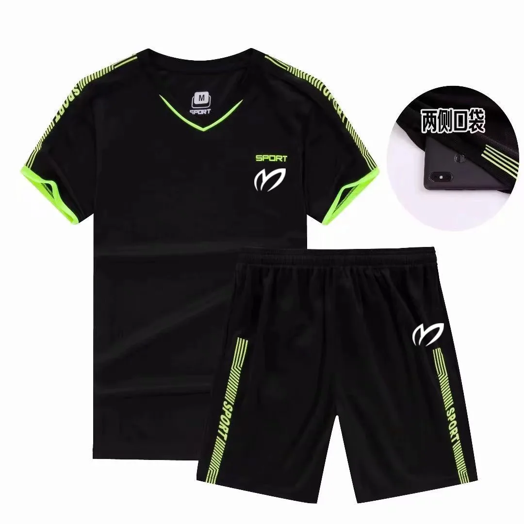 

New GOLF Lightweight and Breathable Badminton Jersey Men's Summer Sports Set Daily Short Sleeve Casual Wear Sweat-absorbing Golf