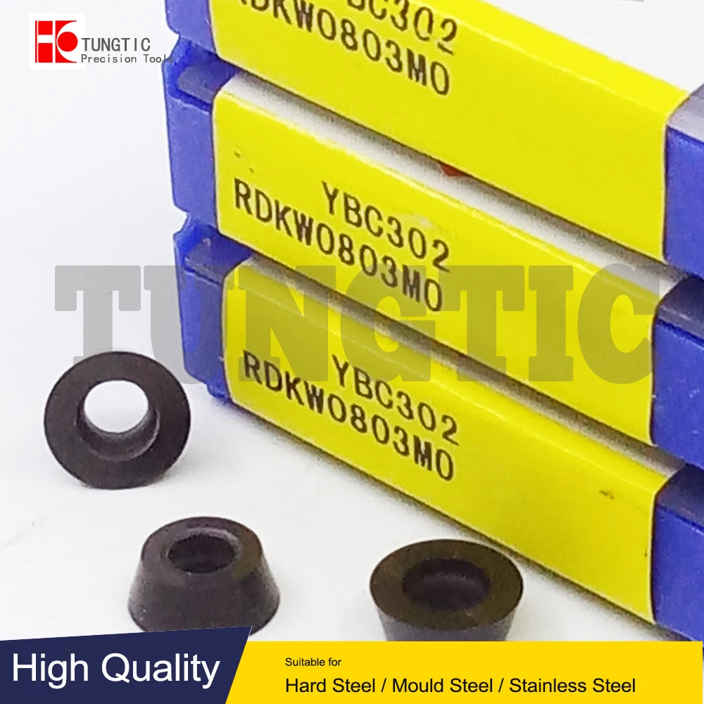 

RDKW0803MO YBC302 Milling Cutter CNC Tool Lathe Machining Tools Lathe Cutting Tool Metal Turning Tools Inserts RDKW 0803MO