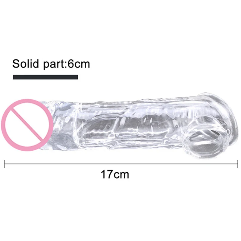 Многоразовый рукав для пениса удлинитель члена реалистичные фаллоимитаторы