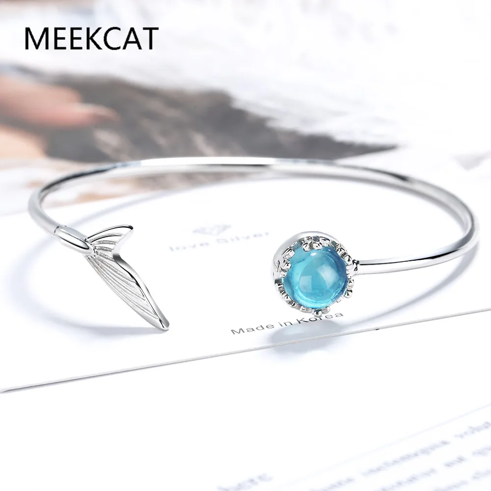 Женский браслет из серебра 925 пробы с регулируемыми стразами