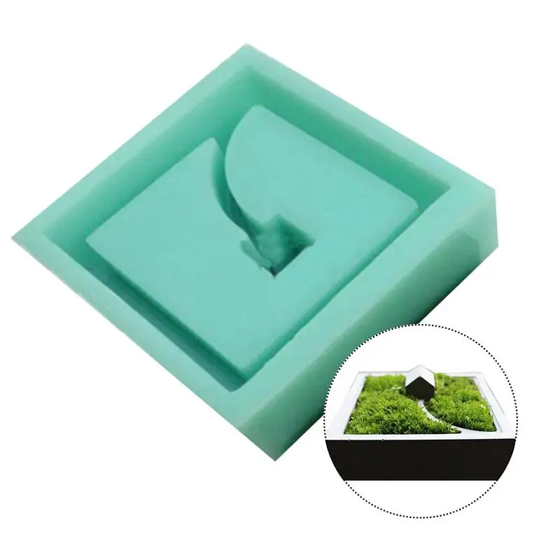 Силиконовая форма сделай сам для бетона квадрата круга с лестницей рабочий стол