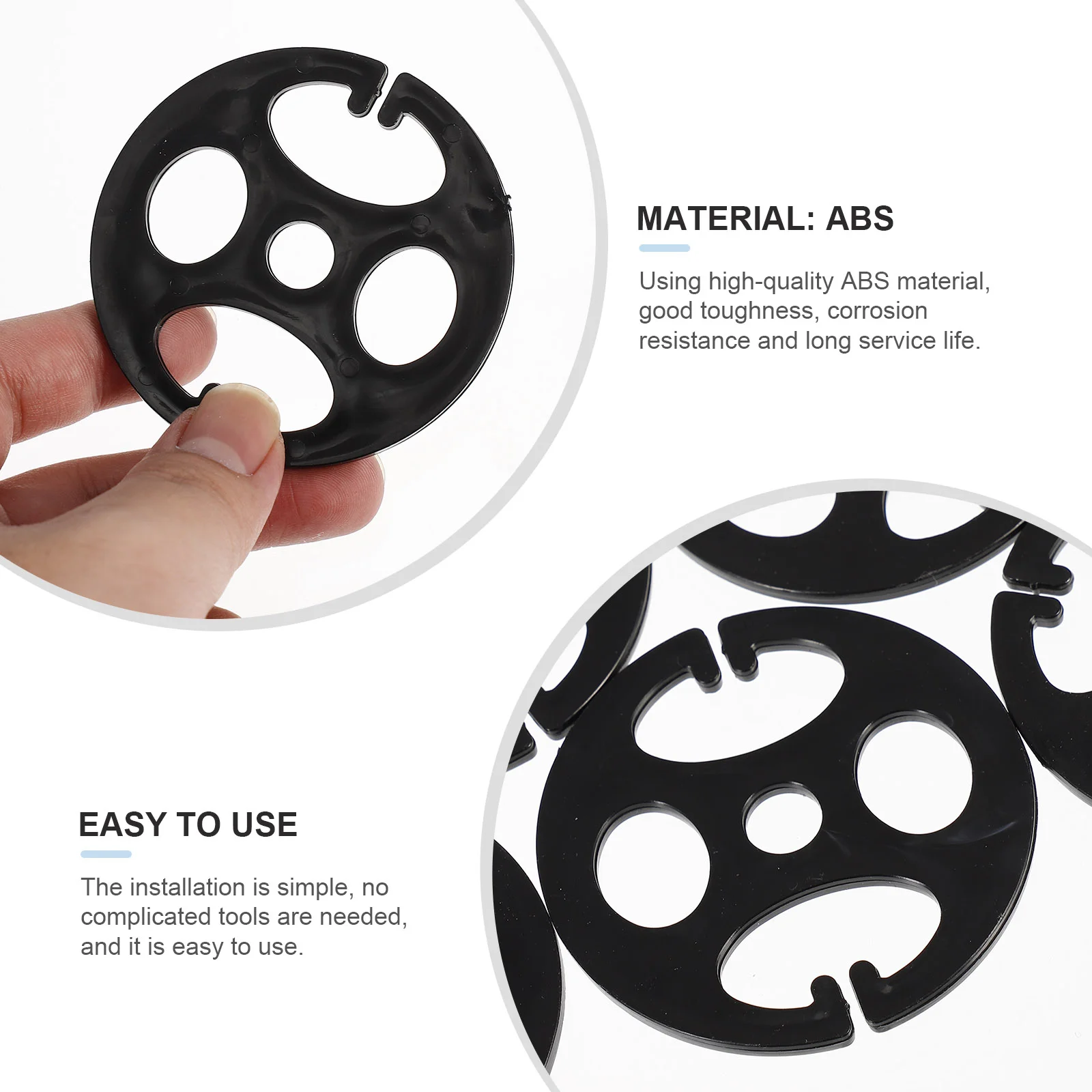 

100Pcs Car Seat Buckles ABS Seat Adjustment Buckles Elastic Strap Adjustment Buckles