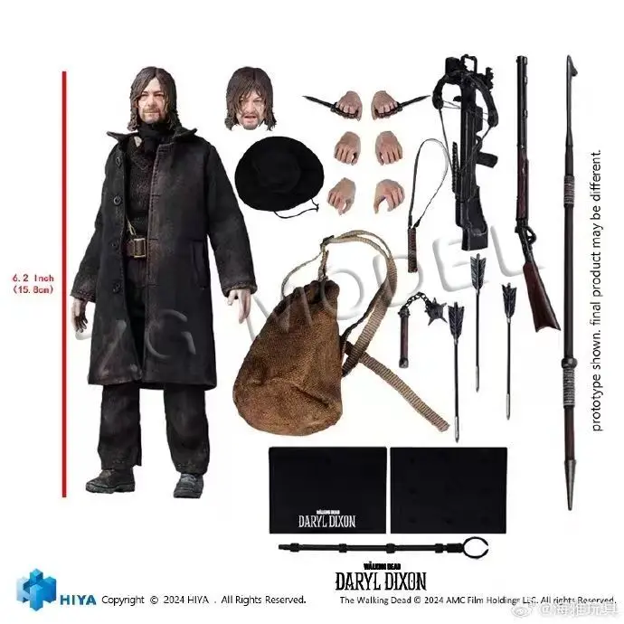 В наличии: Фигурка HIYA Toys 112 The Walking Dead: Dead City Daryl Dixon, подвижная, с шарнирами. (art.: 3920db449d79f) - 3920db449d79f