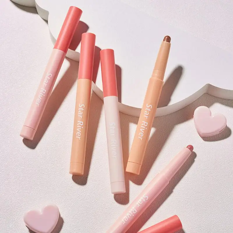

SHAOINUO Eyeshadow Stick Waterproof Long Lasting Cosmetic Eye Shadow Pen Soft Delicate Paste Texture Makeup For Women Cosmetics