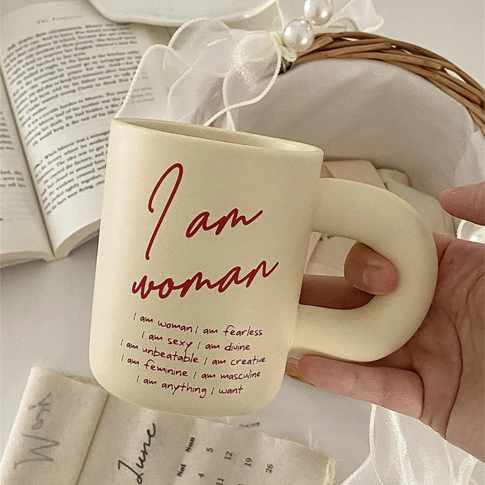 

Heat Resistant Ceramic Coffee Mug for Water Milk Juice 380ML Large Capacity Beer Cocoa Cup Decor Party Beverage Drinking Cup