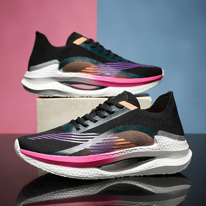 Men Running Shoes Breathable Outdoor Sports Shoes Lightweight Sneakers for Women Comfortable Athletic Training Sneakers