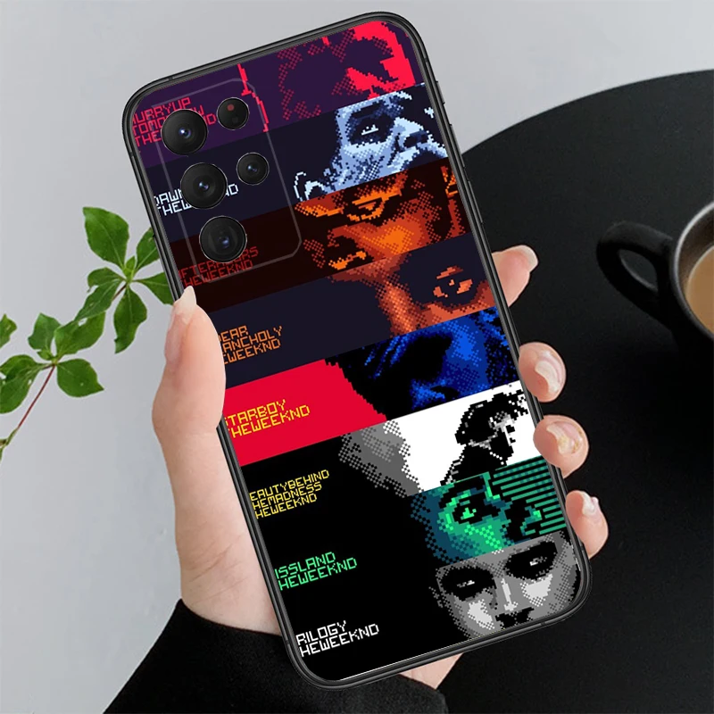 Фото Чехол для телефона Samsung A17 A55 A16 A56 A35 A15 A53 A54 A33 A34 A25 A05S A52 A52S A07 A26 A06 The Weeknd New Poster album №5