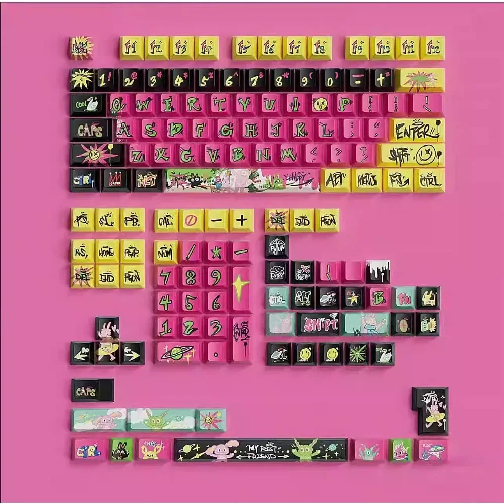 Muchoo 《Scrawler》146 колпачки для ключей оригинальный профиль термосублимационная