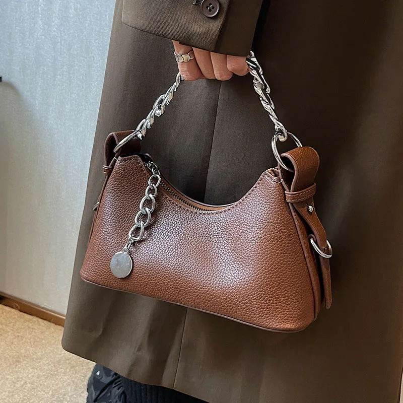 

Роскошные сумки через плечо для женщин 2023, трендовые дизайнерские модные женские кошельки с цепочкой, сумки-мессенджеры