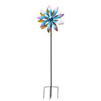 wind spinners outdoor metal wind sculptures spinners yard art 360 degrees swivel wind catchers windmill wind spinners for yard