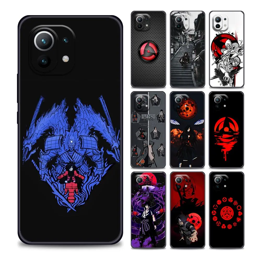 

Naruto Uchiha Madara Sasuke Itachi Phone Case for Xiaomi Mi 11i 11 11X Pro 11T Pro Poco X3 Pro NFC M3 Pro F3 M4 Silicone Cases