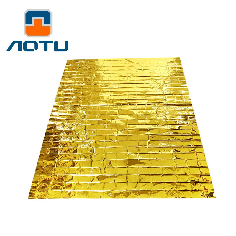 

NEW 2023 Outdoor 210 * 160 Cm Emergency Blanket Emergency Blanket Rescue Blankets Blanket Is Prevented Bask Survival Gold
