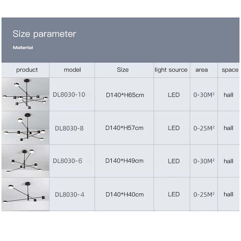 Современная Люстра для гостиной Потолочный подвесной светильник спальни кухни