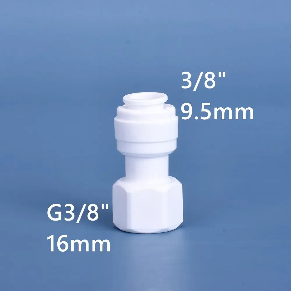 

Быстроразъемные прямые фитинги RO: шланговая труба 3/8 дюйма с наружной/внутренней резьбой 1/2 дюйма для обратного осмоса