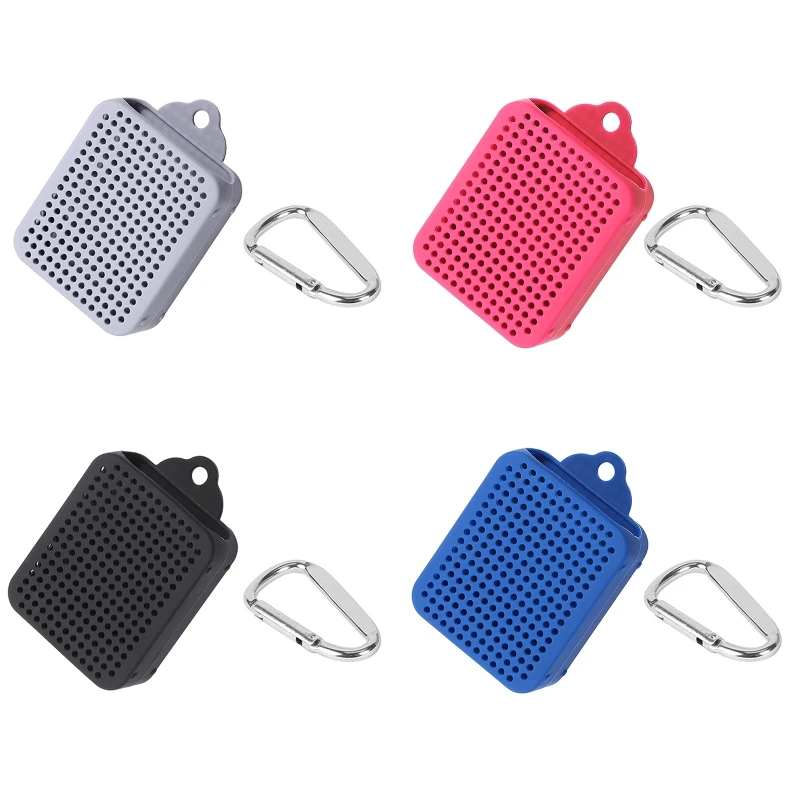 

Compatible with Go 2 Go2 Bluetooth-compatible Speaker Protective Silicone Cases Sweatproof Waterproof Carry Holder