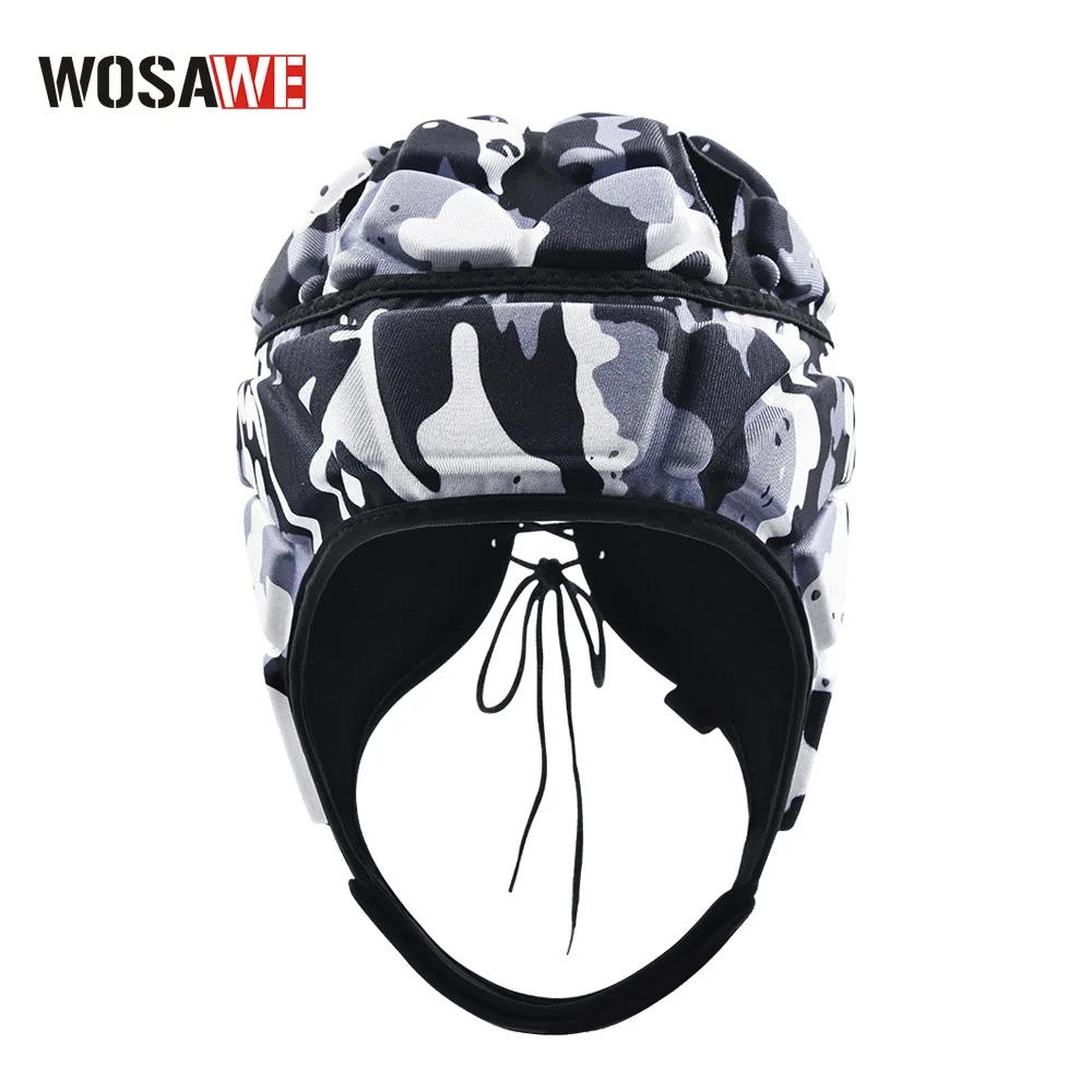 

WOSAWE Head Protector Crash Hat Cushion EVA Padded Anti-Impact Football Goalkeeper Rugby Rollar Skating Outdoor Sports Helmet