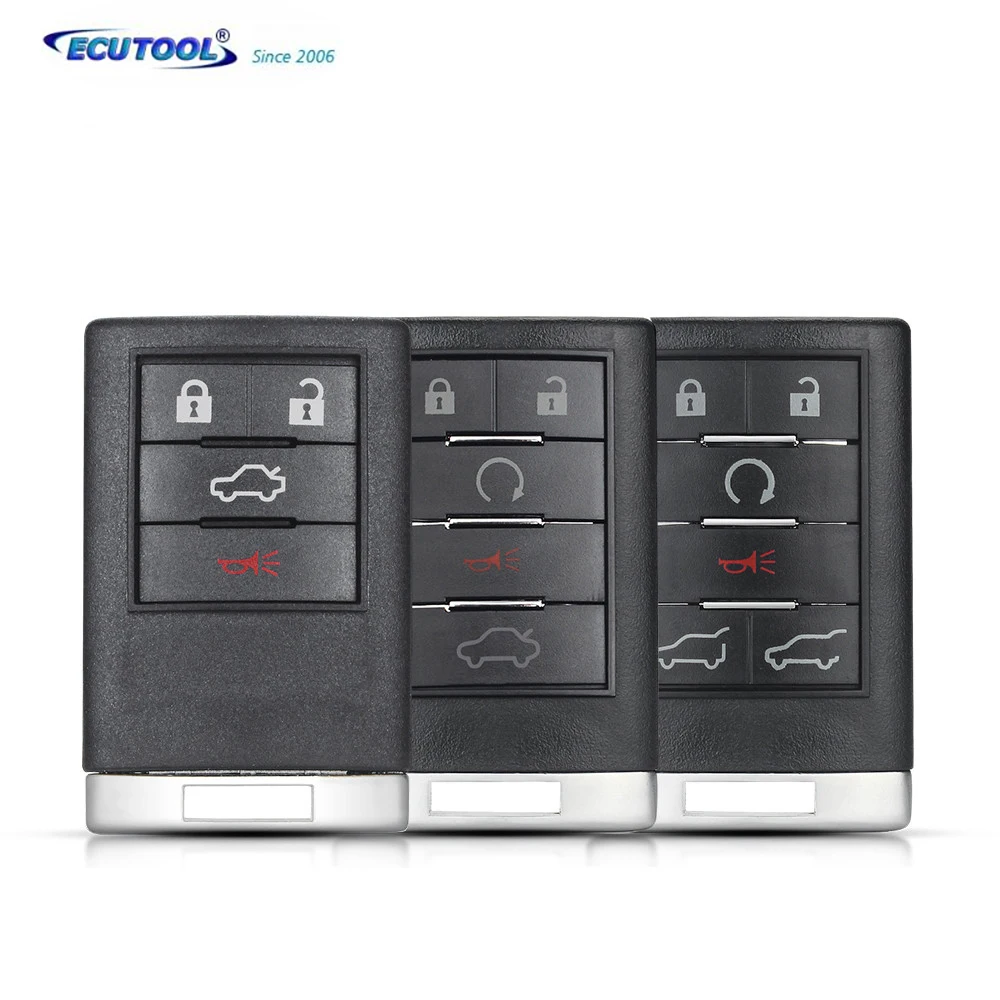 

4 5 6 кнопочный корпус дистанционного ключа Cse Fob для Cadillac CTS 2008 2009 2010 2011 2012 2013 SRX 2007 2008 2009