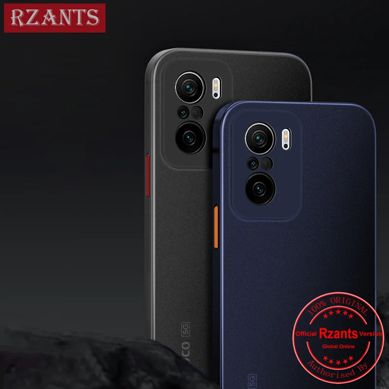 

Rzants For Xiaomi Poco F3 MI 11X Pro MI 11i Simple Phone Case 【UU Thin】Matte Ultra thin Translucent Color buttons Phone Casing