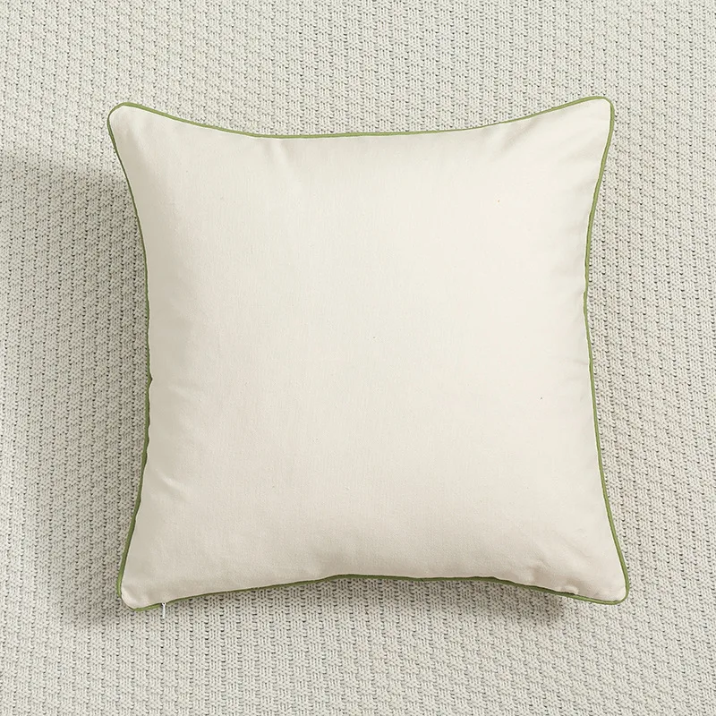 Цветочная Подушка 45x4 5 см30х50 см с вышитыми зелеными листьями наволочка мягкая удобная для гостиной спальни диван (art.: 3920bbcd1e4b5) - 3920bbcd1e4b5