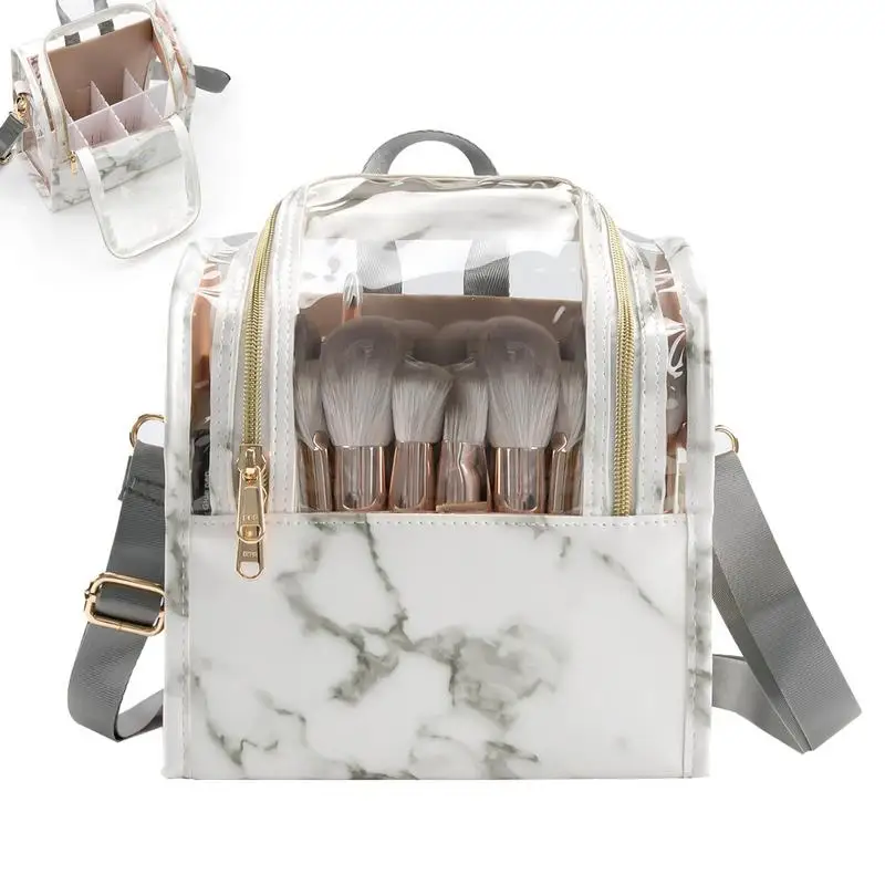 

Makeup Pouch Travel Toiletry Cosmetic Bag Large Capacity Makeup Case With Portable Handle For Skincare Toiletries Shampoo