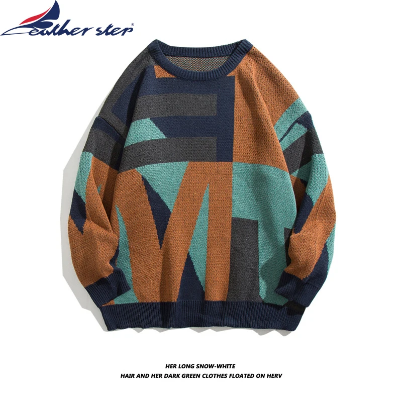 Thick Warm Knitted Sweater Men 2023 New Winter Handsome Long Sleeve Round Neck Male Sweaters Fashion Cashmere Pullover Man
