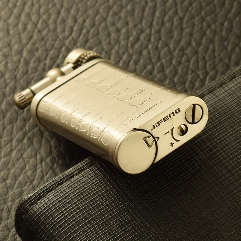 Оригинальная винтажная латунная газовая зажигалка многофункциональная