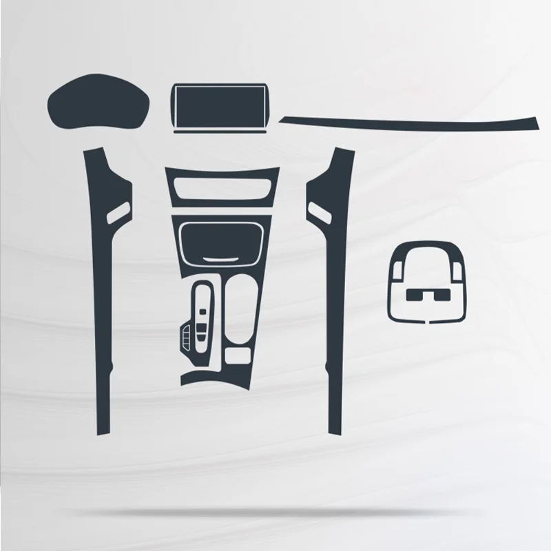 

TPU Transparent Protective Film for Hyundai Santa Fe 2019-2020 Car Interior Stickers Central Control Gear Door Air Panel