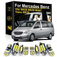for mercedes benz viano vito w638 w639 w447 1996 2012 2013 2014 2015 2016 2017 2018 car interior led light canbus indoor bulbs