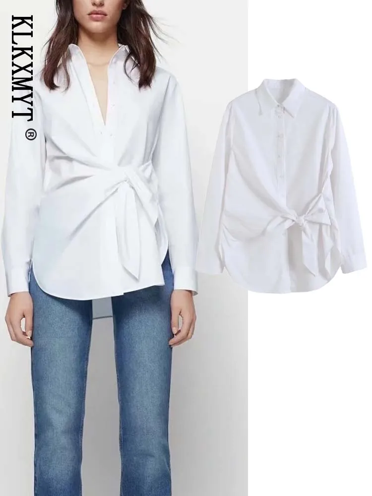 

Zar TRAF Woman Blouses 2022 Fashion Cotton Women Shirt Spring Summer Long Sleeve Top Female Korean Button Up Shirts