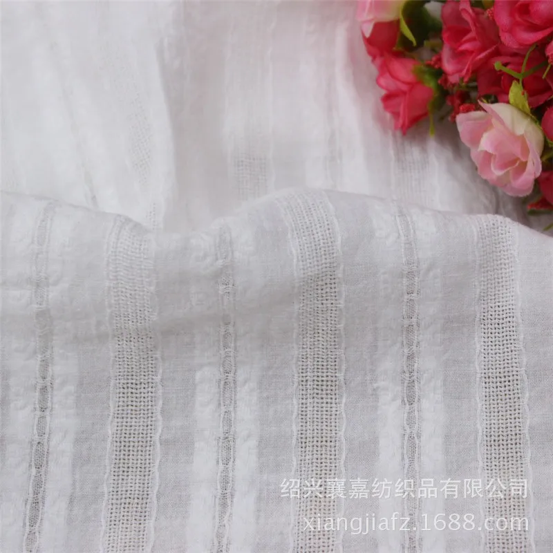 

Хлопчатобумажная белая ткань, хлопчатобумажная жаккардовая ткань, летняя и осенняя одежда в пасторальном стиле