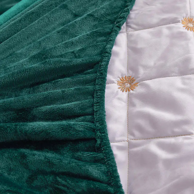 Вышитая Коралловая светозащитная натяжная простыня стильный чехол для матраса