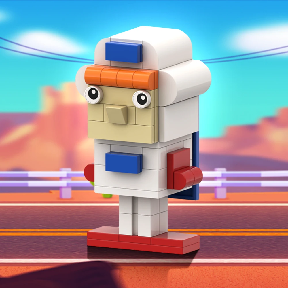 

Moc Roger Ramjet Aviators Building Blocks 1960s Classics Anime Hero Figure DIY Model Bricks Kids Adult Toys Birthday Gift Sets