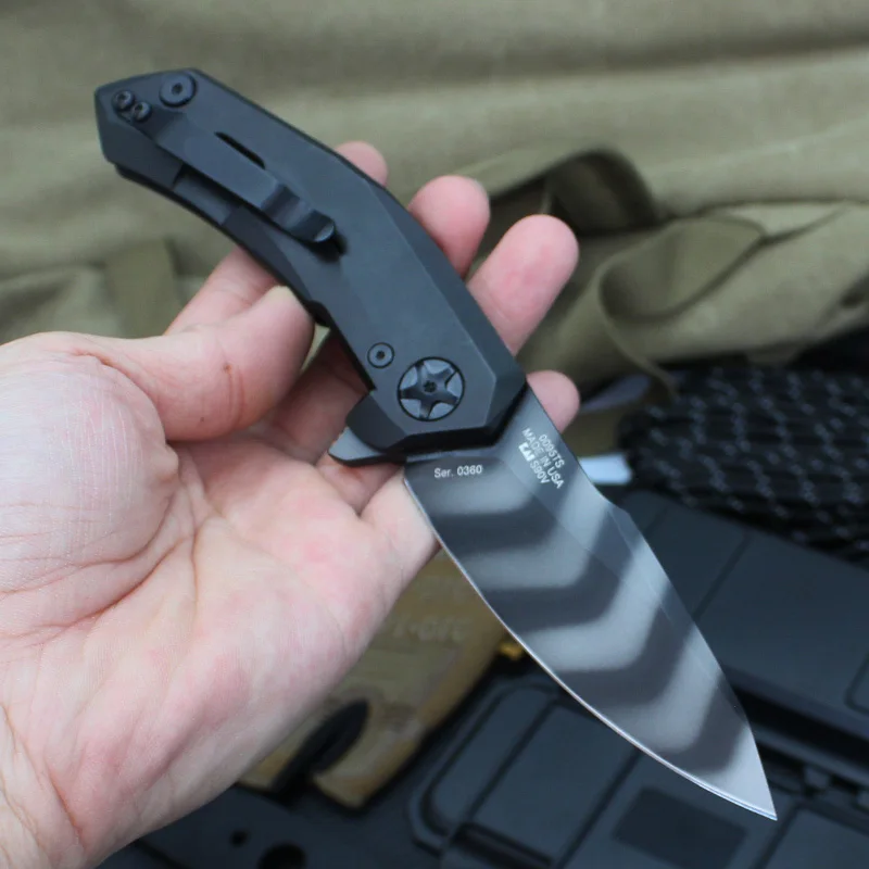 Карманный складной нож ZT 0095 с титановой ручкой