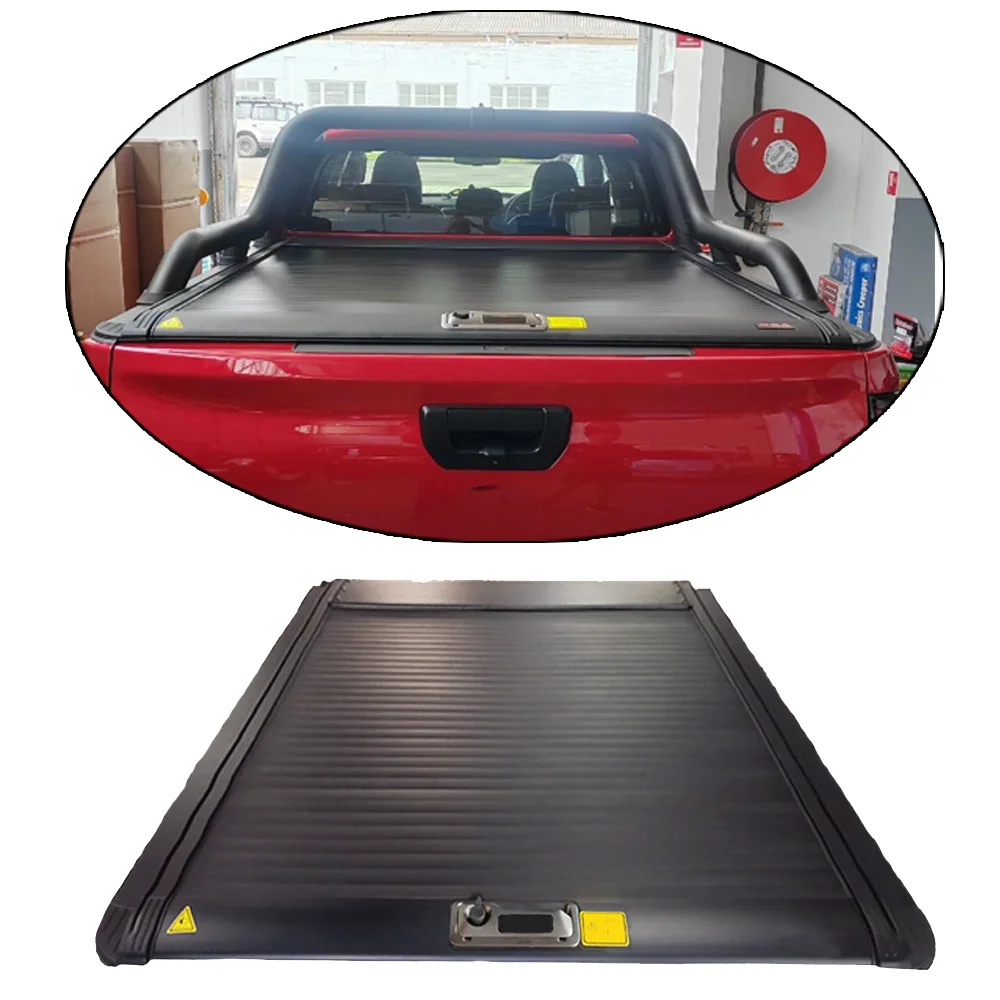 Водонепроницаемый алюминиевый чехол для штор грузовика выдвижной Tonneau ручного