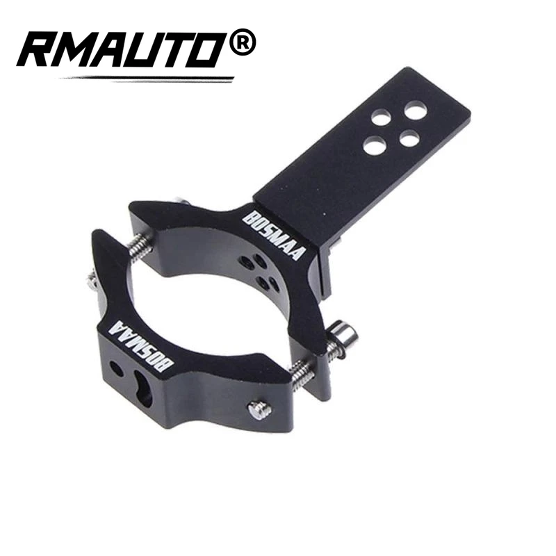 

30-54mm TG26 Motorcycle Light Bracket Fork Clamp Mount Light Holder Aluminium Alloy Electric Car Light Relocation for Round Pipe