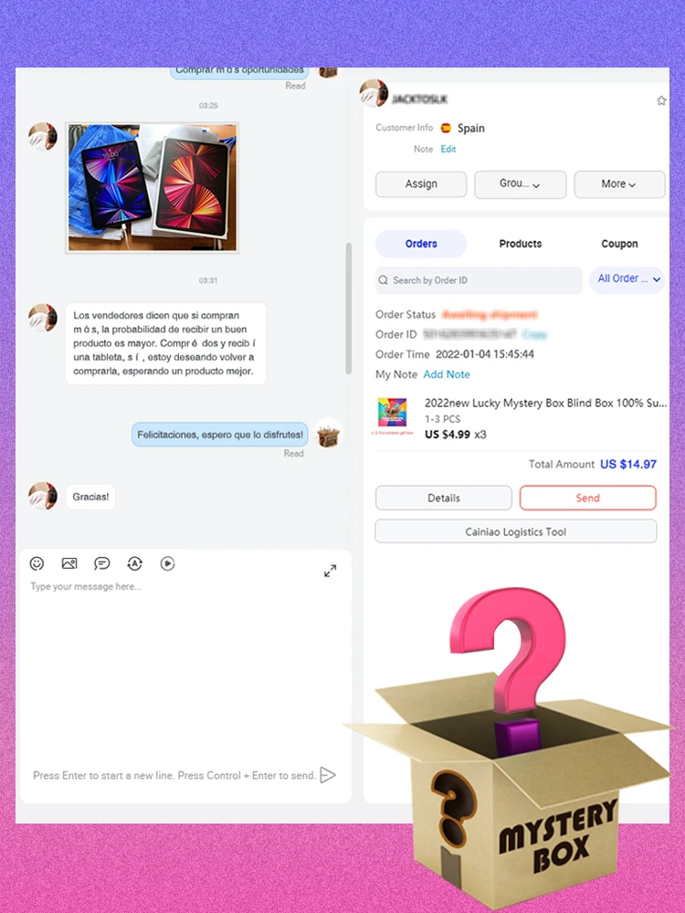 Box Up To 2022 Pieces Boutique Mysterious Bag Quality New High Electronic Gift Pop Lucky Premium Random 1 3 |