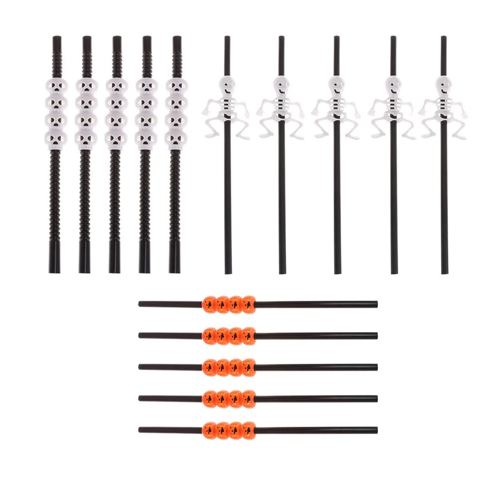 

15PCS Creative Fashion Decorative Drinking Straws for Store Home