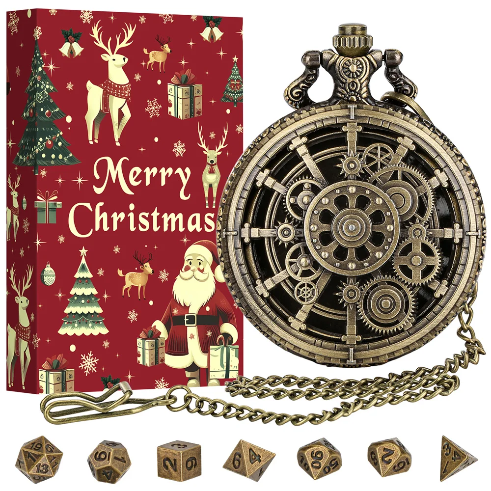 Винтажное звездочка в стиле стимпанк полуохотник карманные часы чехол ожерелье