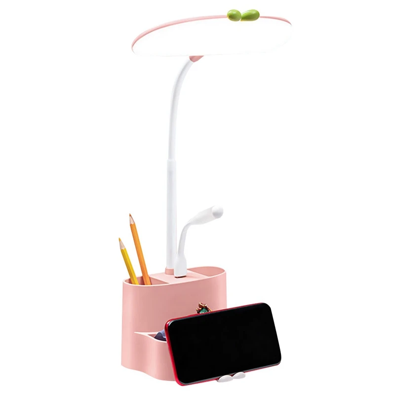 

Cute Table Lamp For Study Multifunction Student Reading Light For Kids Rechargeable Lamp For Study Desk LED Desk Lamp