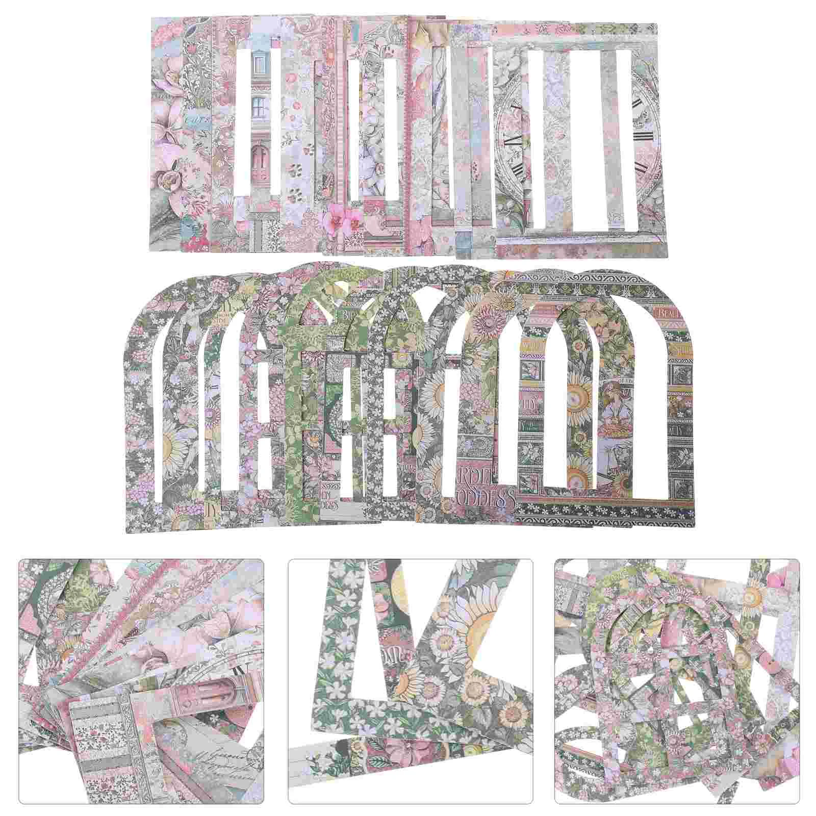 

Paper Scrapbook Album Material Frames Backing Frame Scrapbooking Journaling Photo Diy Stickers Embellishment Aesthetic Planners