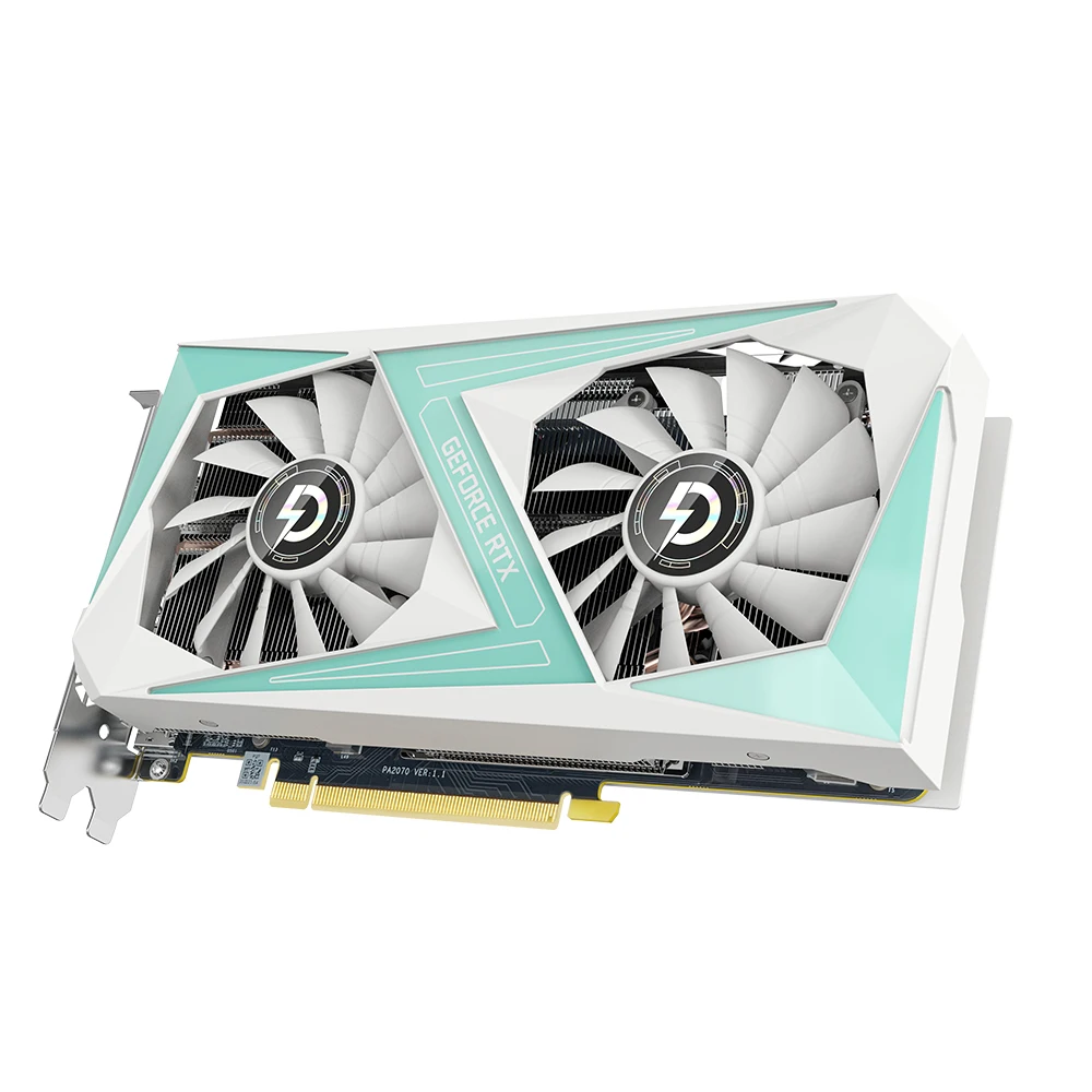 RTX 2070 видеокарта 8 Гб GDDR6 бит игровая для NVIDIA GeForce 256 3XDP HD слоты настольного ПК GPU |