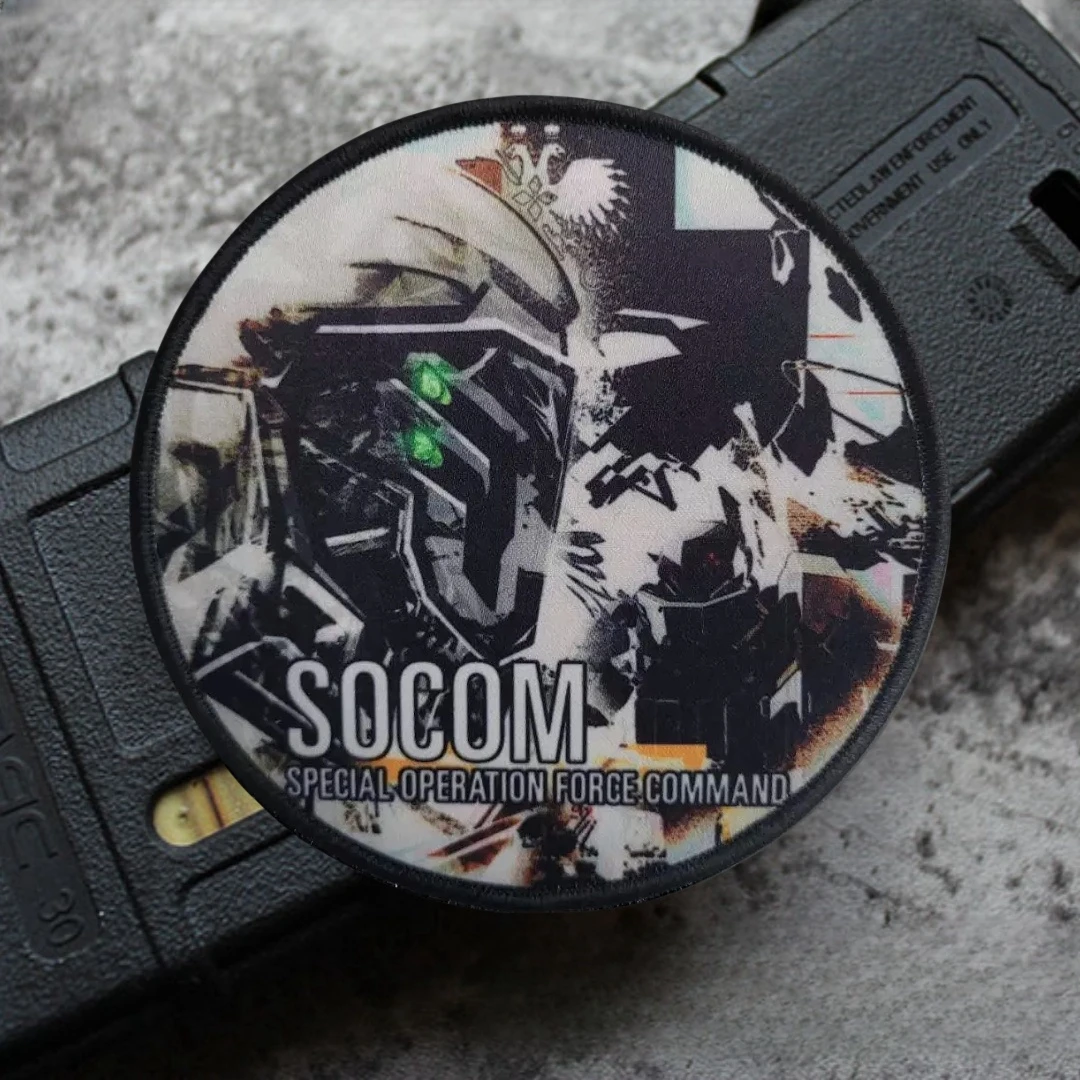 Для девочек Frontline Metal Gear Styled SOCOM Game GFL Аниме BOT Morale Тактические нашивки для одежды