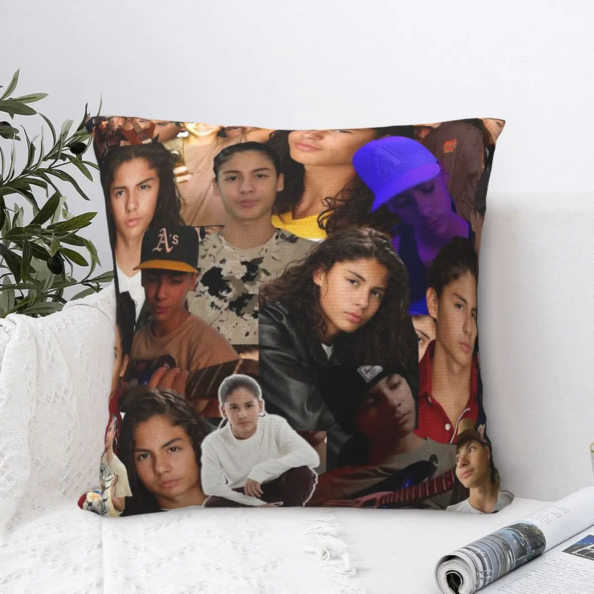 Бесшовная коллажная Подушка Мигель казаарес Мора искусственная подушка