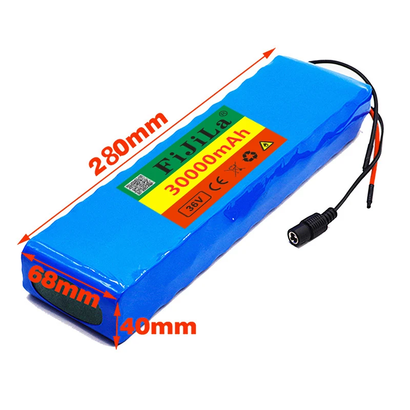 Аккумулятор для электровелосипеда 18650 v30000mah10s 3P литий-ионные батареи 350 Вт 500