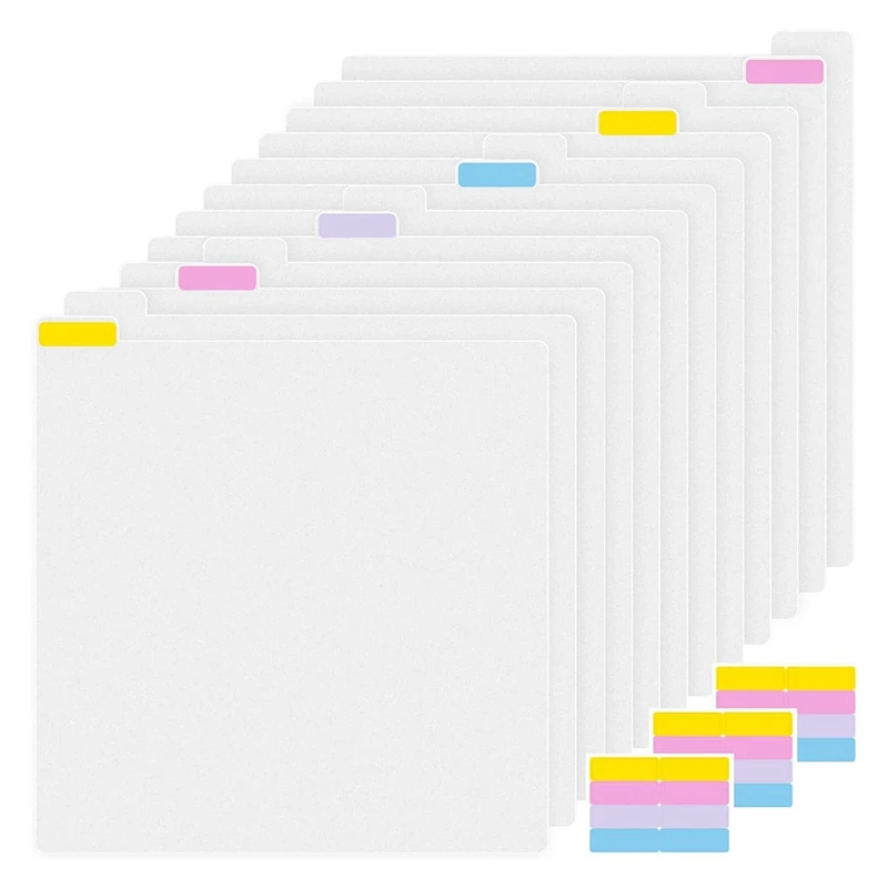 

Scrapbook Paper Dividers Bulk For Dividing 12 X 12 Inch Scrapbook Paper Storage Cardstock Tabbed Dividers File Library B Durable