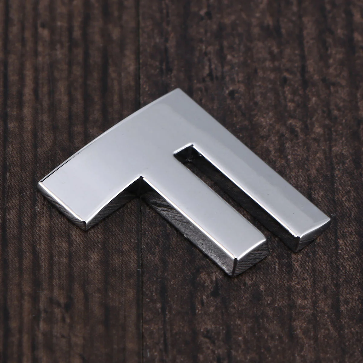 

3D DIY Metallic Alphabet Sticker Car Emblem Letter Badge Decal (F)