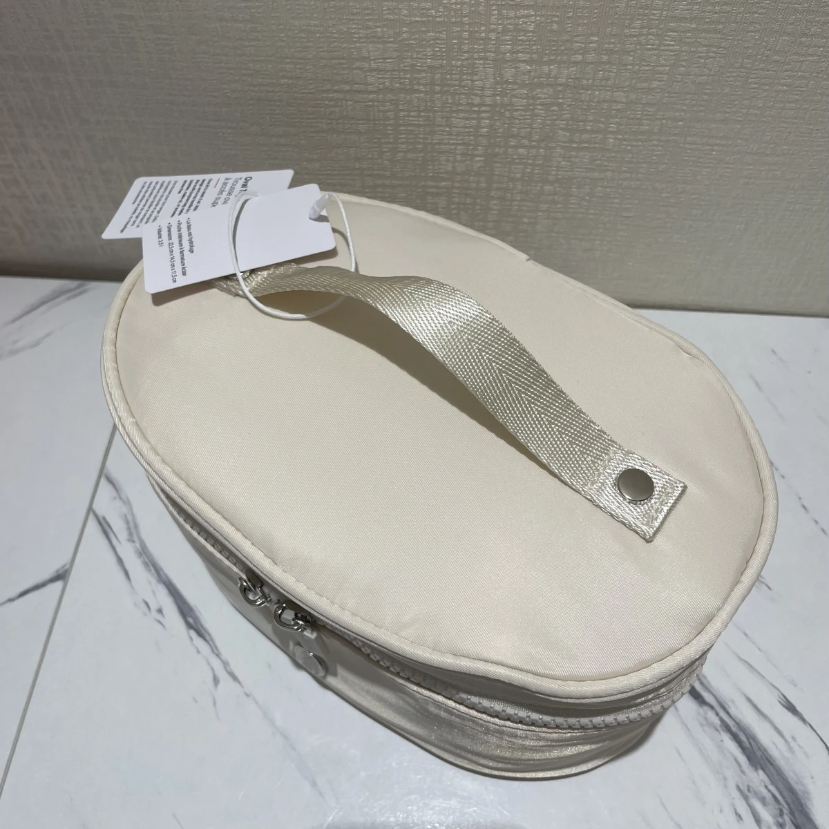 Fashion Oval Top-Access Kit High Quality Women Cosmetic Bag Casual Style Bags Waterproof Makeup Bags Travel Portable Gym bags