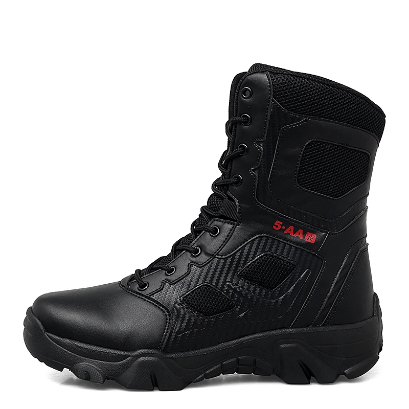 2022 Winter New Men Combat Tactical Boots Ankle Work Safety Shoes Special Force Army Boots Male Waterproof Motorcycle Shoe